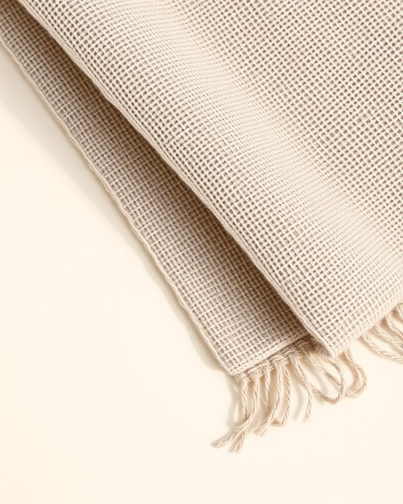 Handspun Khadi fabric swatch
